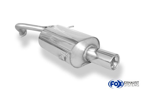 Endschalldämpfer - 1x80 Typ 13 passend für: Nissan Micra K11